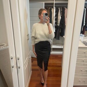 Ba&sh Angora Light Blue Sweater